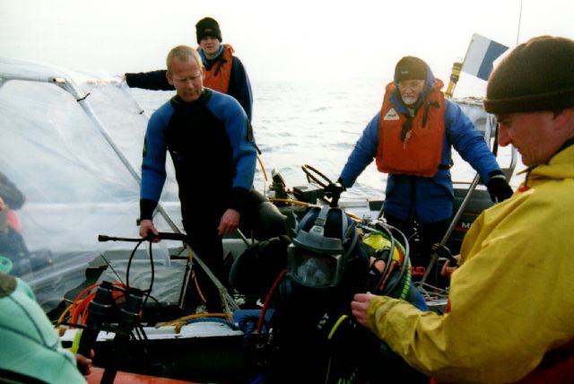 The Archaeological Diving Unit from St Andrews University provided the group with assistance from 1999 to 2001. The Archaeological Diving Unit from St Andrews University provided the group with assistance from 1999 to 2001.